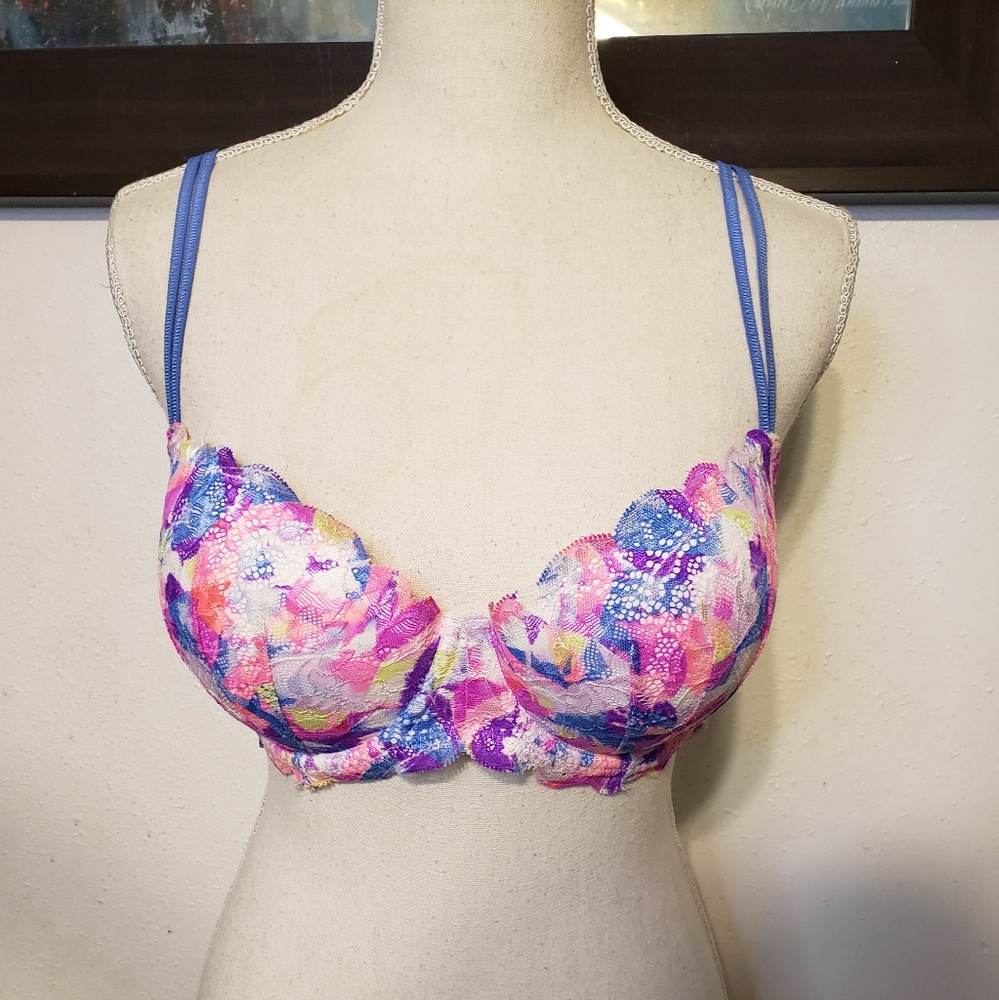 Victoria's Secret Rainbow Push-up Bra
